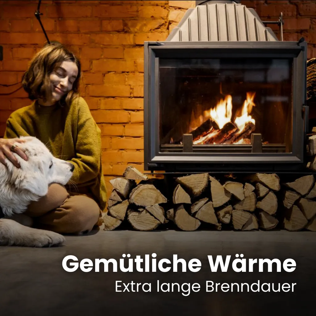 1 RM PREMIUM Legna da ardere di faggio | 25 cm | essiccata in forno | su bancale | 500 kg | legna da camino | 1,6 SRM - immagine 3