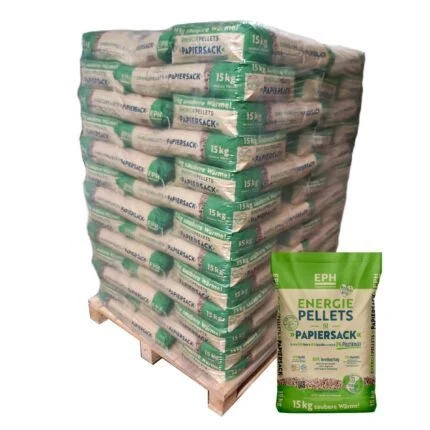 VERBA Pellet di legno ENplus A1 3150 kg 3 bancali scorta stagionale