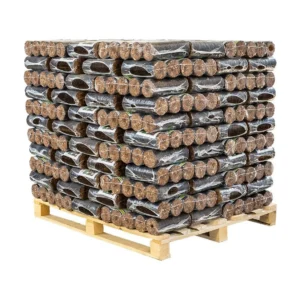 Bricchetti di legno Comfort Mix PEFC 960 kg potere calorifico 4,9 kWh 80 cartoni