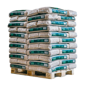 GREENSTICKS Pellet di legno in sacchi – Bancale da 990 kg