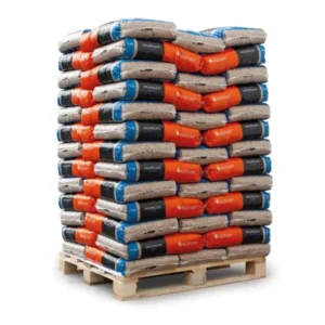 1 bancale – Pellet di legno Blue ENplus A1 / 15 kg x 65 sacchi 975 kg