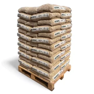 BIOMAC Pellet di legno TOP A1 – Pellet Premium di alta qualità per un riscaldamento efficiente