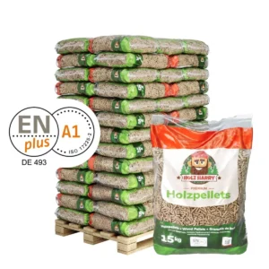 Holz Harry Pellet di legno Premium ENplus A1 975 kg senza additivi