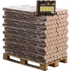 Pini-Kay Bricchetti di legno Premium 960 kg 96 fasci potere calorifico 5,2 kWh