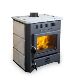 Thermo Vulcan – Stufa a legna con caldaia a circolazione d'acqua – 18 kW